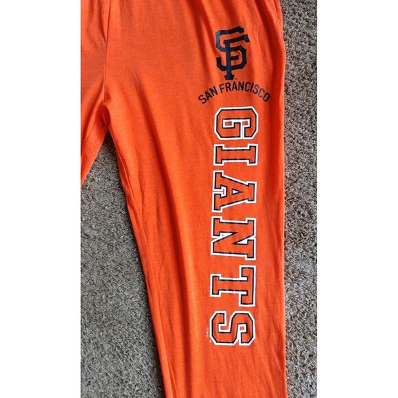 San Francisco Giants Joggers Men's 2XL Orange Pockets Drawstring - Picture 2 of 5